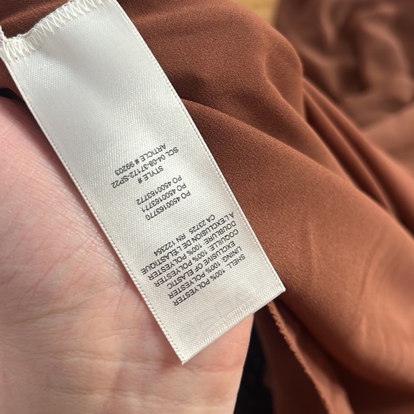 wilfred jacqueline dress epicurean brown NEW WITH TAGS - Picture 9 of 9